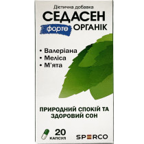 Sedasen Forte Organic 20 capsules Седасен форте Irritation