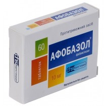 Afobazol 60 tablets 10mg Афобазол Anxiety & Fear & Irritability