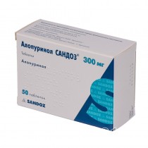 Allopurinol 50 tablets 100mg & 300mg ALLOPURINOLUM Аллопуринол 