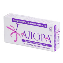 Alora 20 tablets 100mg Extract of Dry passionflower Passioflora Incarnata Алора Sedative Hypnotic 
