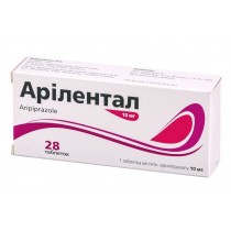 Arilental 28 tablets 10mg & 15mg Aripiprazole Арилентал Schizophrenia