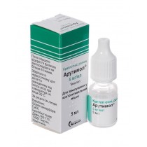 Arutimol eye drops 1 bottle 5ml 0,5% Timolol Арутимол