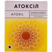 Atoxil powder for suspension 20 packets 2 g silicon dioxide Diarrhea syndrome Атоксил