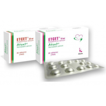 Atsat Etset 28 tablets 10mg & 20 mg & 40mg Atorvastatin Этсет 