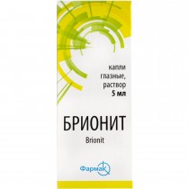 Brionit eye drops 5ml bottle Брионит Glaucoma (Combigan eye drops analog)