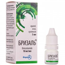 Brizal (brinzolamide) eye drops 10mg/ml 5ml Бризаль