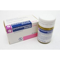 Bromcriptin Richter 30 tablets 2,5mg Bromocriptine Бромокриптин 