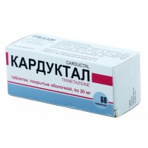 CARDUCTAL 60 tablets 20mg Trimetazidine Кардуктал