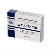 Cefalexin 20 capsules 250 mg CEFALEXINUM Цефалексин 
