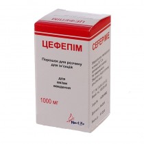Cefepim Cefepimum powder injection solution fl 1000 mg №1 Цефепим 