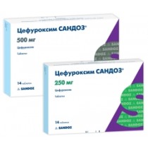 Cefuroximе 14 tabl 250 & 500 mg CEFUROXIMUM Цефуроксим Sandoz 
