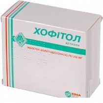 Chophytol 180 tablets 200mg Cynara Scolymus Liver diseases Cirrhosis Хофитол 