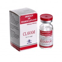 CLAVAM powder for injection solution 1 vial 600 mg COMB DRUG Клавам 
