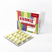 Collickid 30 tablets 125mg Gas in the gastrointestinal tract Коликид