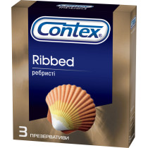 Contex Condoms Ribbed EVRO 3 condoms Презервативы Contex