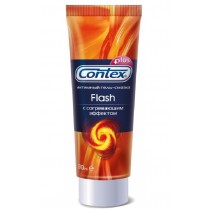 Contex Gel lubricant Flash 30ml 100 ml - Warming effect  Гель лубрикант CONTEX warming effect