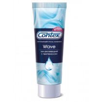 Contex Gel lubricant Wave 30 ml 100ml - Moisturizing with panthenol Гель лубрикант CONTEX Wave