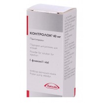 CONTROLOC powder for injection solution 40mg pantoprazole Stomach ulcers Контролок
