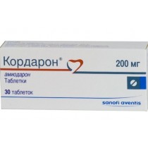 Cordarone 30 tabl 200mg Amiodarone hydrochloride AMIODARONUM Кордарон 