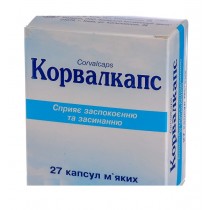 Corvalcaps 27 soft capsules Insomnia Корвалкапс 