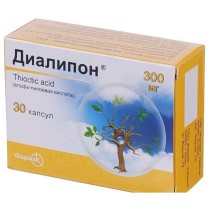 DIALIPON 30 capsules 300mg thioctic acid Diabetic polyneuropathy Диалипон