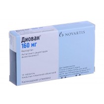 Diovan 16 tablets 80mg & 160mg Vatsartan Vatsartanum Диован Arterial hypertension
