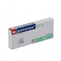 Diroton 28 tablets 2,5mg Lisinopril Lisinoprilum Диротон