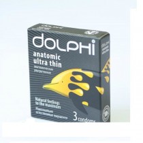 Dolphi Anatomic ultra thin 3 or 12 Condoms Презервативы Dolphi