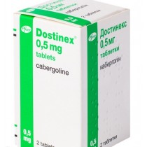 Dostinex 2 tablets 0,5mg Cabergoline Достинекс Lactation diorders