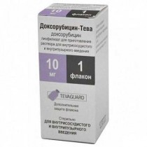 Doxorubicin Teva lyophilisate 10mg doxorubicin Leucosis Cancer Доксорубицин Тева