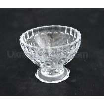 Crystal Sauce boat Vintage Russian USSR soviet CCCP хрусталь 3-P