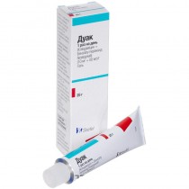 DUAC gel (Benzoyl Peroxide, Clindamycin) 25g tube Дуак гель