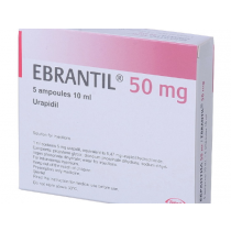 EBRANTIL injection solution 5 ampl 10ml 50mg Urapidil Эбрантил