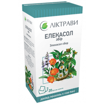 Elekasol Aelecasolum tea 20 bags / 1,5g Ear Nose Throat diseases Элекасол 