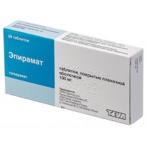 Epiramat 28 tablets 100mg Topiramate Seizures Эпирамат 