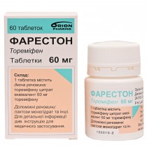 Fareston (Toremifene) 60mg 60 tablets Фарестон