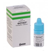 Fotil (Pilocarpine Hydrochloride, Timolol) eye drops 5ml Фотил Glaucoma