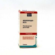 Fluorouracil Vista solution 50 mg/ml 20 ml 1000 mg fluorouracil Cancer Флуороурацил Виста