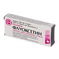 Fluoxetin 20 tablets 20mg Fluoxetine Флуоксетин Depression 