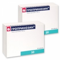 Groprinosin 20 & 50 tabl 500 mg INOSINUM PRANOBEX Гропринозин