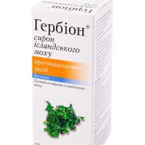 Herbion Icelandic moss syrup 150ml Cough treatment Гербион сироп ислакого мха