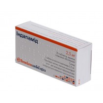 Indapamid 30 tablets 2,5mg Indapamide Индапамид 