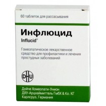 Influcid 60 tablets ARVI Respiratory diseases Flu Инфлюцид 