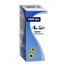L Cet L-Cet syrup 2,5mg/5ml Levocetirizine Allergic rhinitis Л-цет