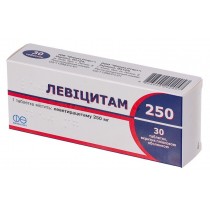 Levicitam 30 tablets 250mg Левицитам Nervous disorders