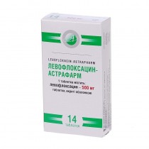 Levofloxacin 14 tabl 500 mg LEVOFLOXACINUM Левофлоксацин 