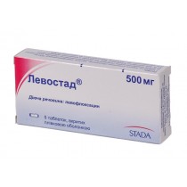 Levostad 5 tabl 500 mg LEVOFLOXACINUM Левостад 