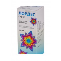 Lordes syrup 150ml 2,5mg/5ml Skin Allergy rhinitis Лордес