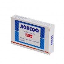 LOXOF 5 tabl 500 mg LEVOFLOXACINUM Локсоф