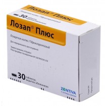 Lozap PLUS 30 tablets Losartan potassium LOSARTANUM Лозап Плюс 